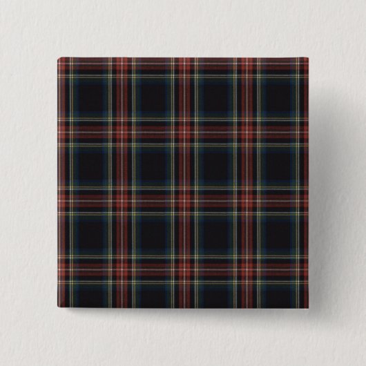 Tartan Square Button (Vorderseite)
