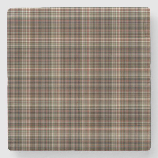 Tartan Steinuntersetzer (Vorderseite)