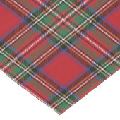 Tartan Stewart Kariert Red Karo Pattern Mittelgroßer Tischläufer (Ecke)