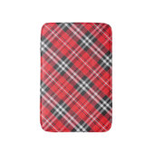 Tartan-Stoffmuster-Musteransicht Badematte (Vorderseite Vertikal)
