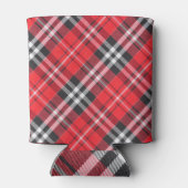 Tartan-Stoffmuster-Musteransicht Dosenkühler (Rückseite)