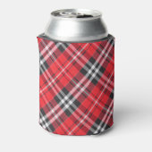 Tartan-Stoffmuster-Musteransicht Dosenkühler (Kanne Rückseite)