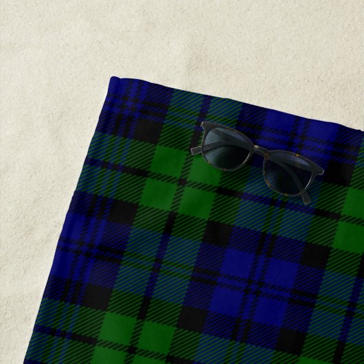 Tartan Strandtuch (Beispiel)