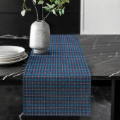 Tartan Style Table Runner in Navy und Blue Großer Tischläufer