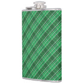 Tartan Swahili Green Kariert Pattern-88675 Flachmann (Links)