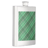Tartan Swahili Green Kariert Pattern-88675 Flachmann (Rechts)