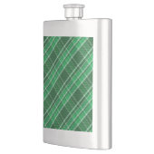 Tartan Swahili Green Kariert Pattern-88675 Flachmann (Links)
