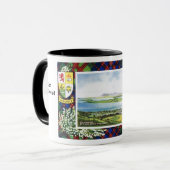 Tartan-Tasse, Clan MacDonald, Tasse (Vorderseite Links)