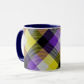Tartan-Tasse, nicht binär Tasse (Vorderseite Links)
