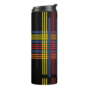 Tartan Thermal Tumbler Thermosbecher