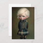 Tartan Tidings: Schottisches Hochland Mitteilungskarte (Vorne/Hinten)