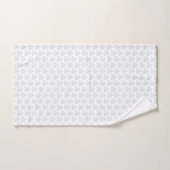 Tartan Triangle Blue Badhandtuch Set (Handtuch)