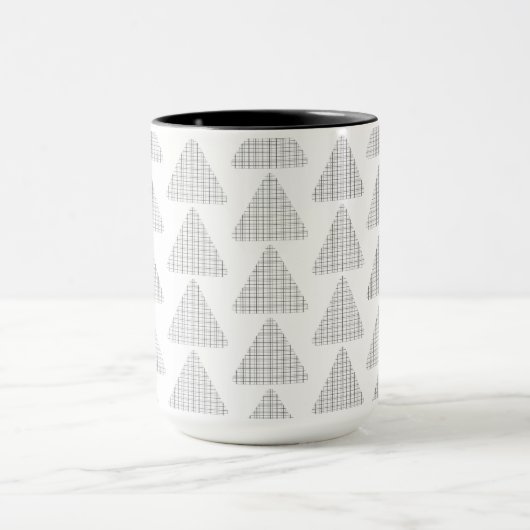 Tartan Triangle Gray Tasse (Zentrum)