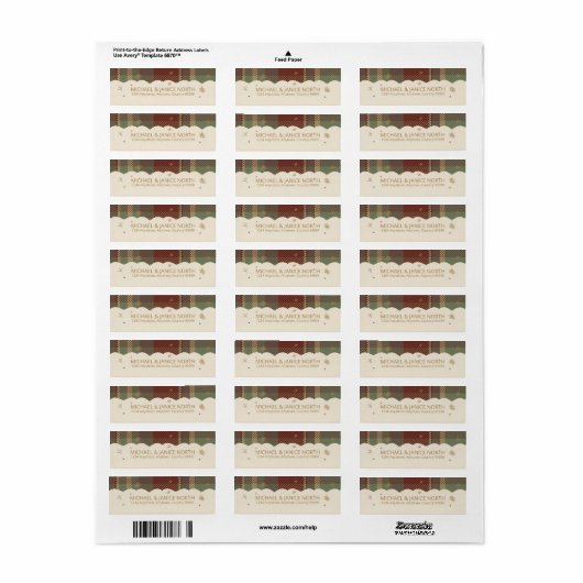 Tartan-Trim-Christmas-Rand ID1141A (Vorne)