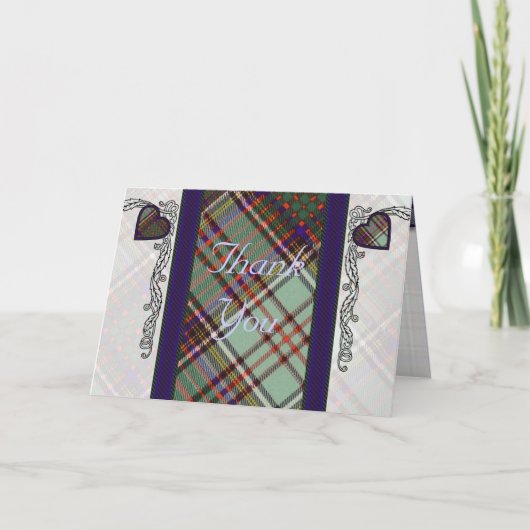 Tartan u. Herzen - danke - Anderson (Vorderseite)