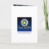 Tartan-und Distel-Karten-Art-Hochzeits-Einladung Einladung (Rückseite)