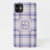 Tartan - und Light Lila - Handy Case (Rückseite)
