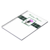 Tartan und Thistle Wedding Planner Notebook Notizblock (Linke Seite)