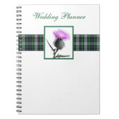 Tartan und Thistle Wedding Planner Notebook Notizblock (Vorderseite)