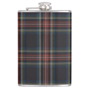 Tartan Vinyl Wrapped Flask, 8 oz. Flachmann