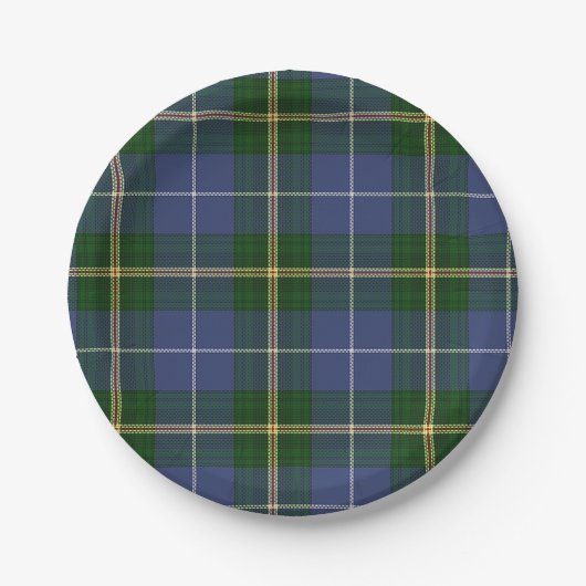 Tartan von Nova Scotia Pappteller (Vorderseite)