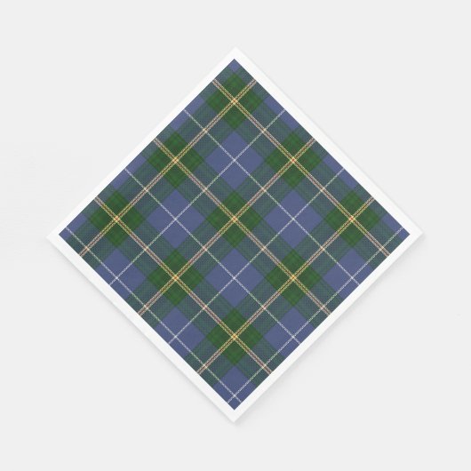 Tartan von Nova Scotia Serviette (Ecke)