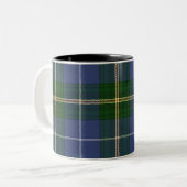 Tartan von Nova Scotia Zweifarbige Tasse (Vorderseite Links)