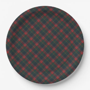 Tartan von Québec  Pappteller