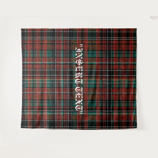 Tartan Wandteppich (Vorderseite (Horizontal))