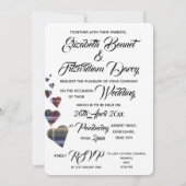 Tartan Wedding Einladung (Rückseite)