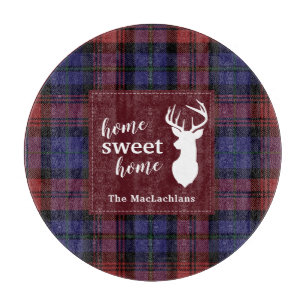 Tartan-Weihnachten Clan MacLachlan Personalisieren Schneidebrett
