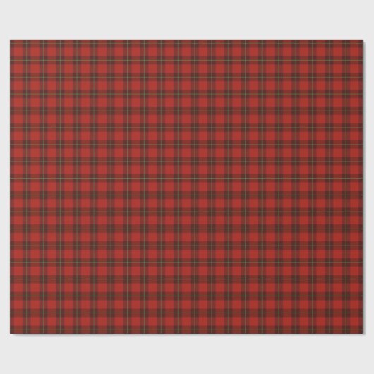 Tartan Wrapping Paper, Karierter Karo von Red Scot Geschenkpapier (Flach)