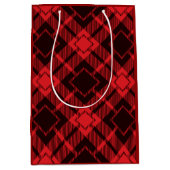 Tartan Wrapping Paper Mittlere Geschenktüte (Vorderseite)