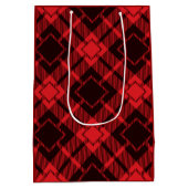 Tartan Wrapping Paper Mittlere Geschenktüte (Rückseite)