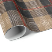 Tartan-Wrapping-Papier Geschenkpapier (Rolleneckpunkt)