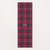Tartan Yoga Mat mit/außerhalb Ihrer Initial(en) od Yogamatte (Vorderseite)