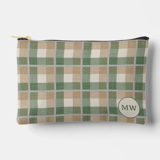 Tartan Zubehörtasche (Vorderseite)