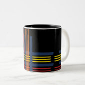 Tartan Zweifarbige Tasse (VorderseiteRechts)