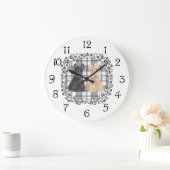 TartanScotties Große Wanduhr (Zuhause)