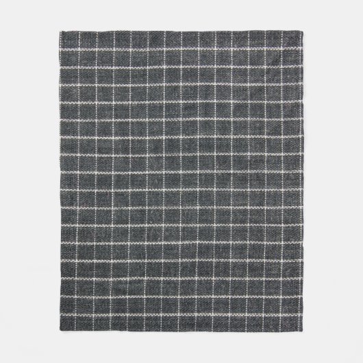 Tartanstruktur Fleecedecke (Vorderseite)