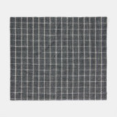 Tartanstruktur Fleecedecke (Vorderseite (Horizontal))