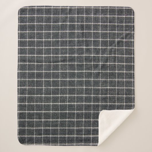 Tartanstruktur Sherpadecke (Vorderseite)