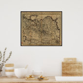 Tartaria (Russland) Karte Poster (Küche)