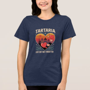 Tartaria Valentine T-Shirt Vergessene Geschichte L Tri-Blend Shirt