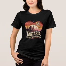 Tartaria-Verloren-T-Shirt zum Valentinstag Tri-Blend Shirt