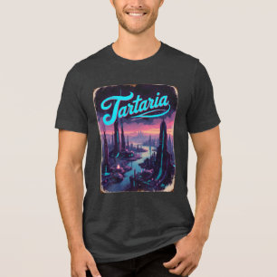 Tartaria-Verschwörung Sci-Fi Vintage Tri-Blend Shirt