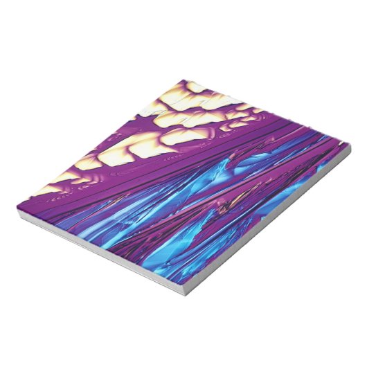 Tartaric-Säurekristalle Notizblock (Rotiert)