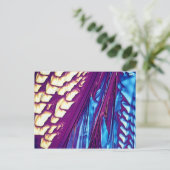 Tartaric-Säurekristalle Postkarte (Stehend Vorderseite)