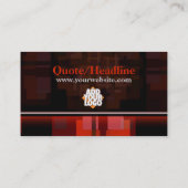 Tartaxiano BUSINESS CARD Visitenkarte (Rückseite)