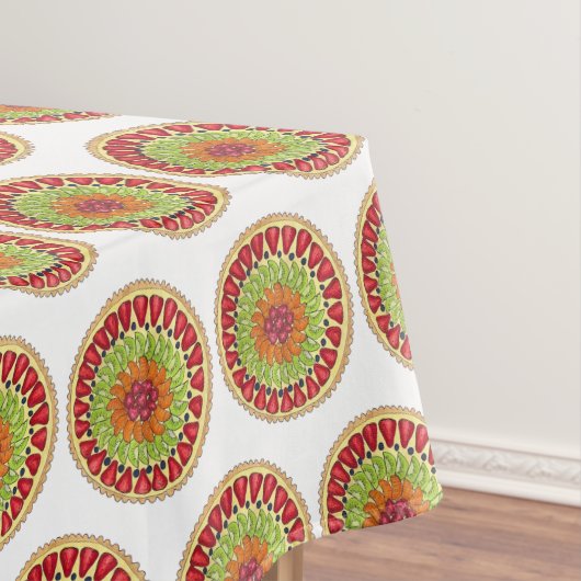 Tarte aux Frucht Tart Pie Französisch Konditorei Tischdecke (Beispiel)